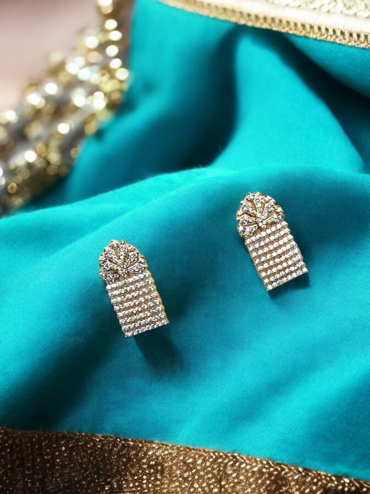 Stud Earrings Gold