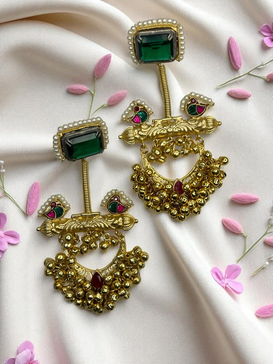 Brass Dangler Earrings