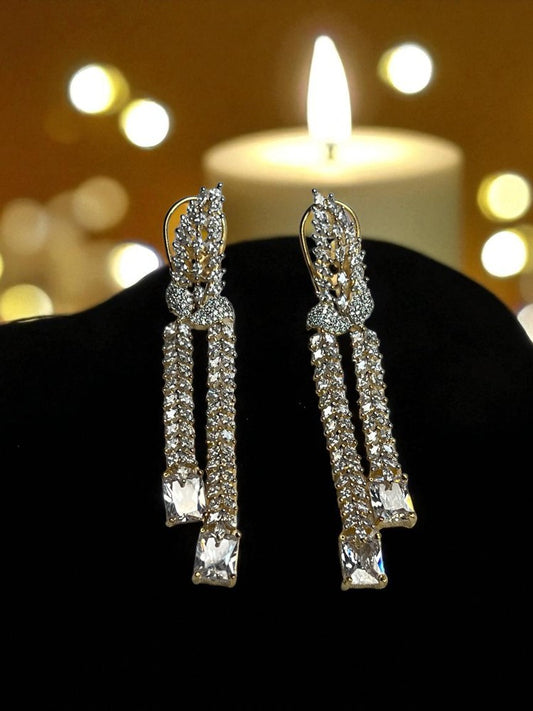 Golden Fiza Dangler Earrings