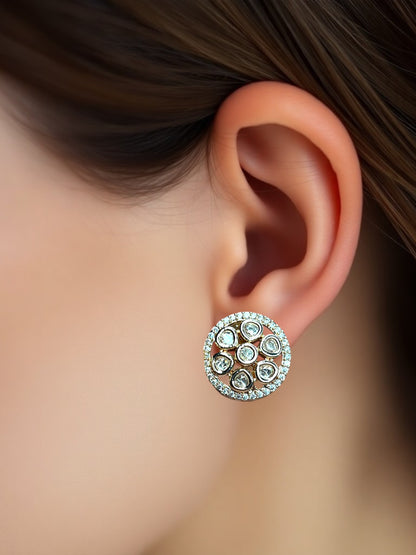 Golden Mughda Studs