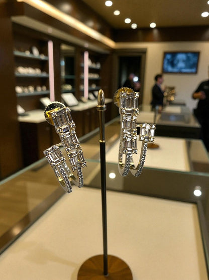 Golden Prisha Stud Earrings