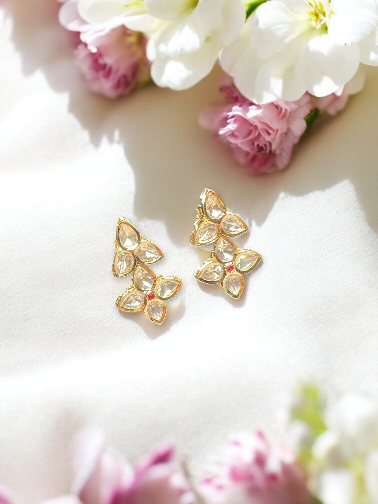 Golden Ruby Isha Stud Earrings