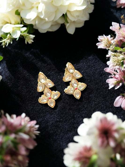 Golden Ruby Isha Stud Earrings