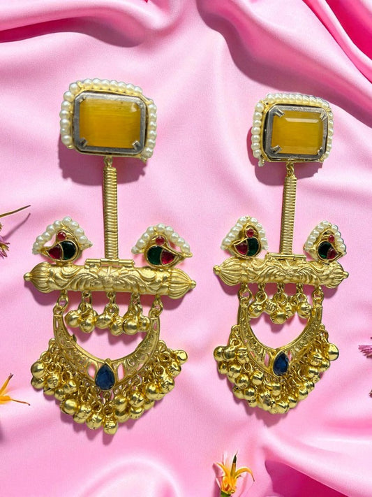 Brass Dangler Earrings