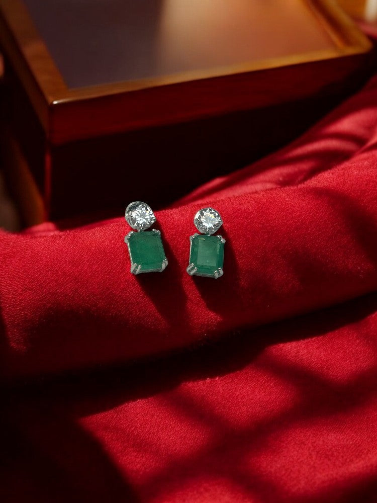 Green Kani Drop Earrings