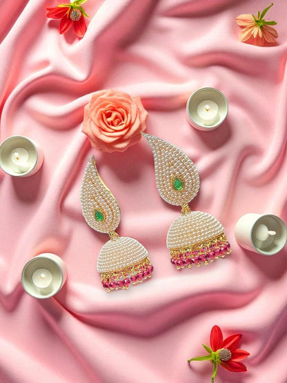 Multicolour Mishka Jhumki Earrings