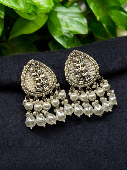 Ivory Kiran Pearl Dangler Earrings