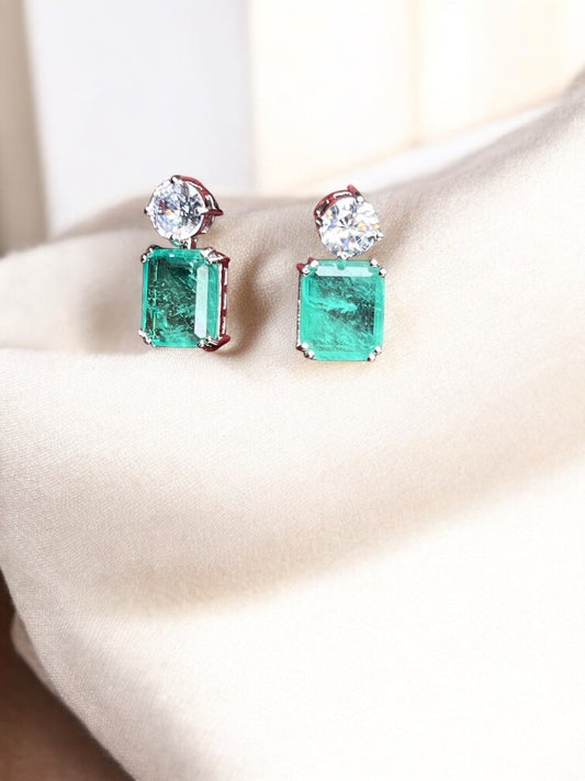 Mint Green Kani Drop Earrings