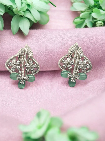 Mint Green Prachi Studs