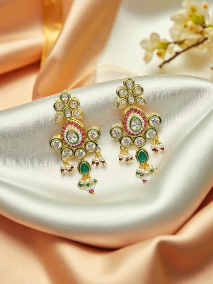 Multicolour Reena Jhumki Earrings