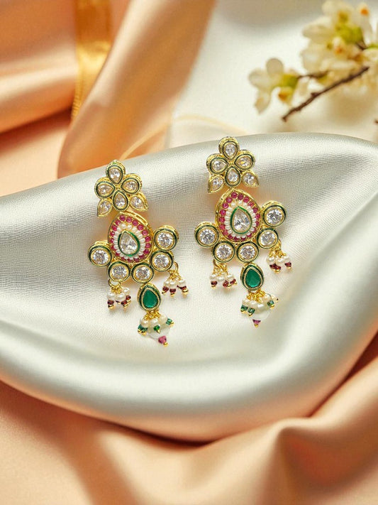 Multicolour Reena Jhumki Earrings