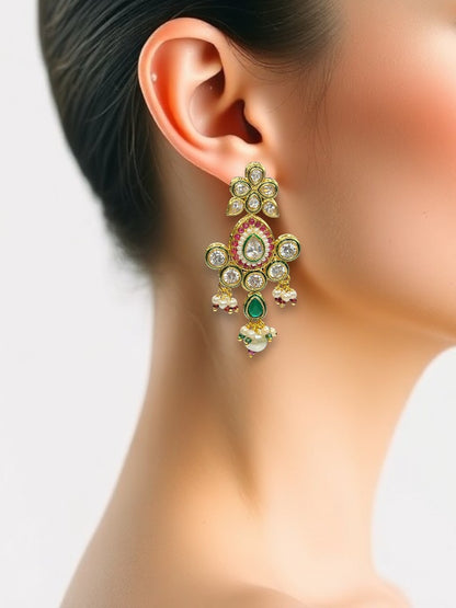 Multicolour Reena Jhumki Earrings