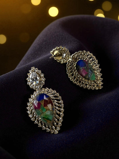 Multicolour Amaira Dangler Earrings