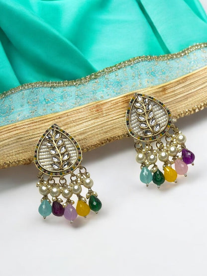 Multicolour Kiran Dangler Earrings