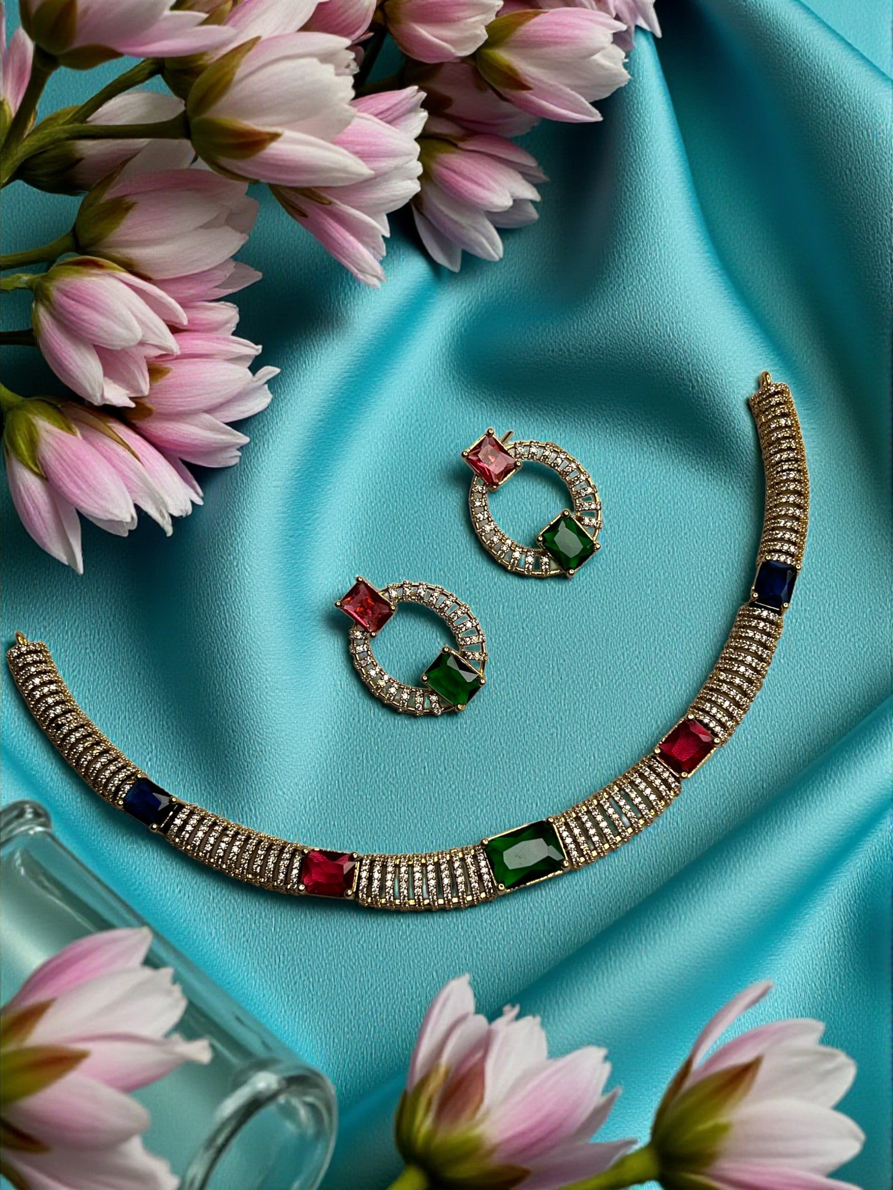 Multicolour Necklace Set