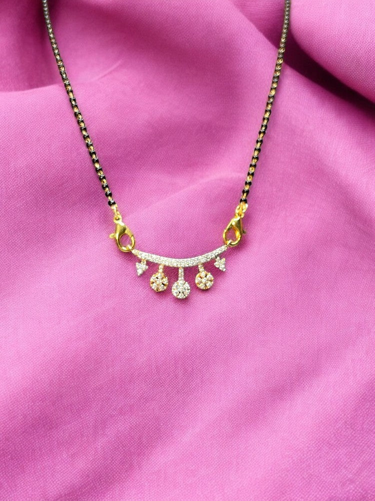 Parnil Nargis Mangalsutra with Studs – Parnil Jewels