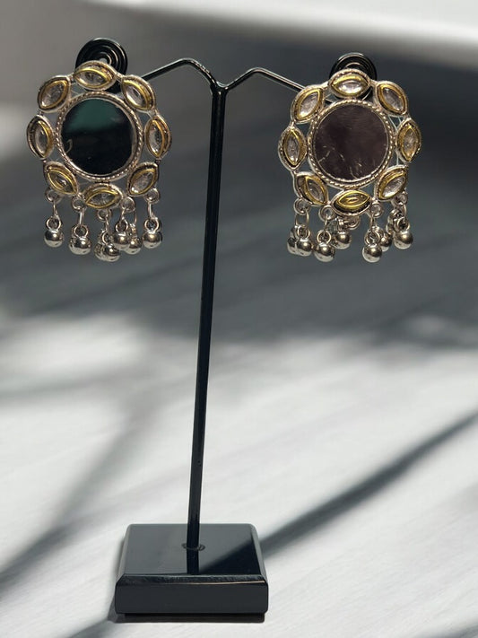 Oxidised Neeta Dangler Earrings