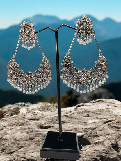 Oxidised Shruti Dangler Earrings