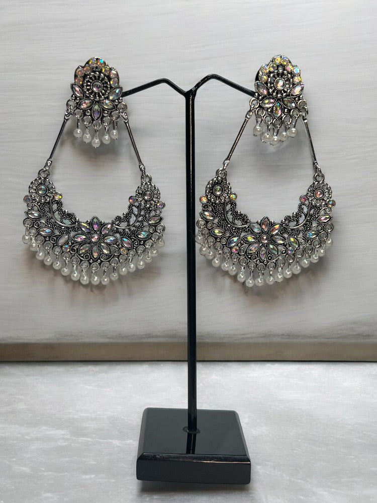 Oxidised Shruti Dangler Earrings