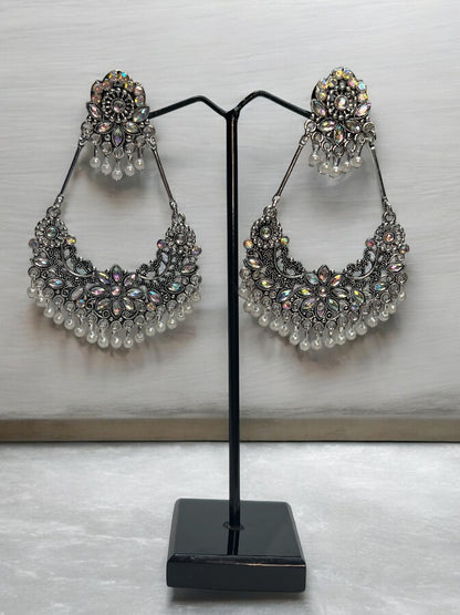 Oxidised Shruti Dangler Earrings