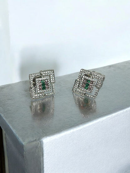 Pink Emerald Suhani Stud Earrings