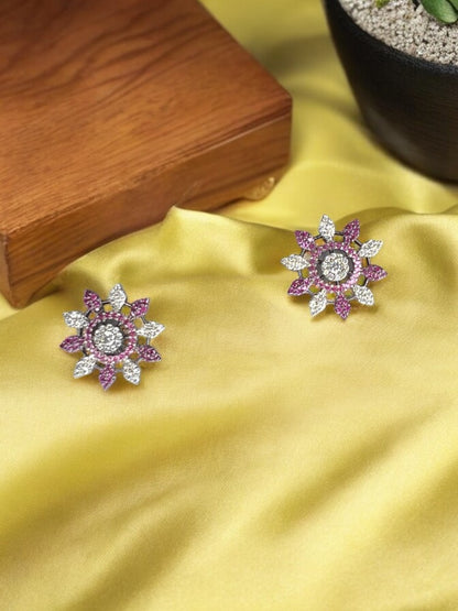 Pink Nirvana Stud Earrings
