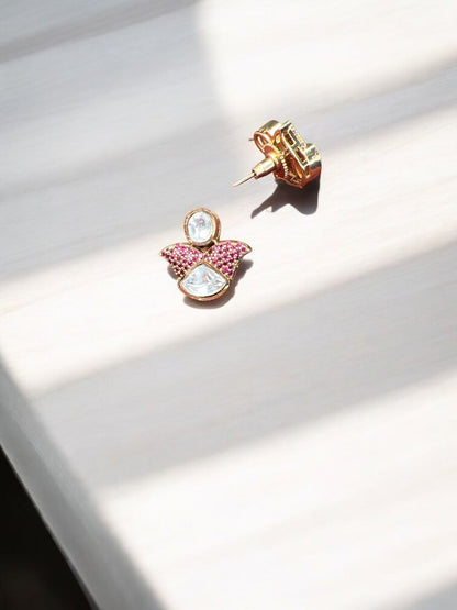 Pink Zoya Stud Earrings