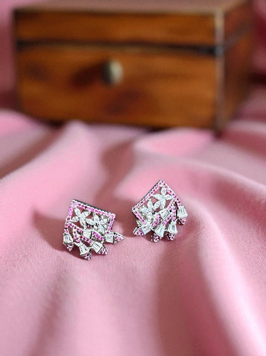 Pink Olivia Stud Earrings