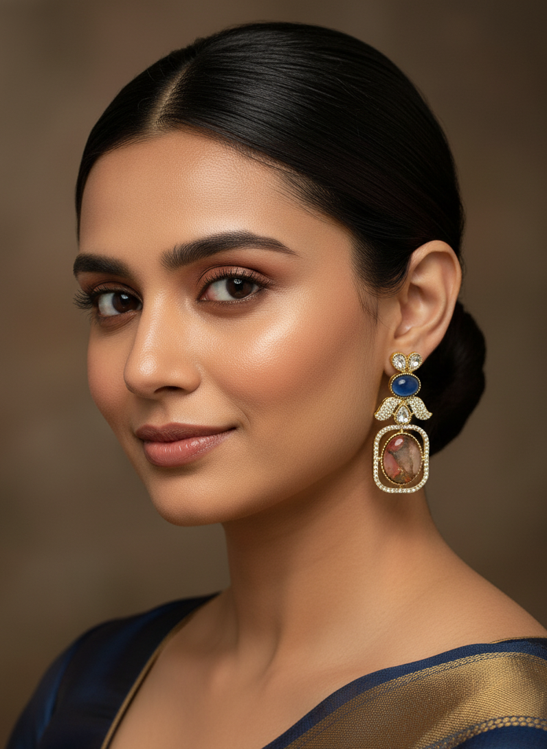 Multicolour Zoya dangler  Earrings