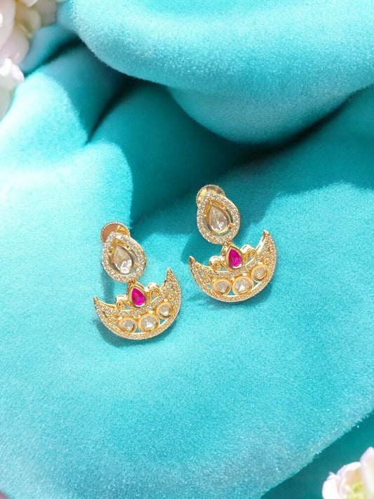 Pink Diyaa Drop Earrings