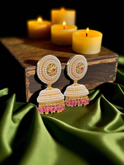Ruby Kareena Jhumki Earrings