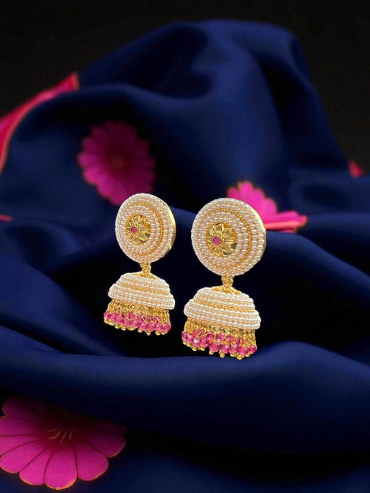 Ruby Kareena Jhumki Earrings