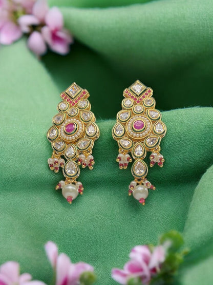 Multicolour Narmada Dangler Earrings