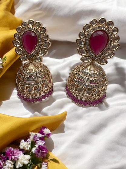 Ruby Heer Jhumka Earrings