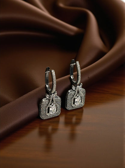 Silver Bali Hoops Earrings