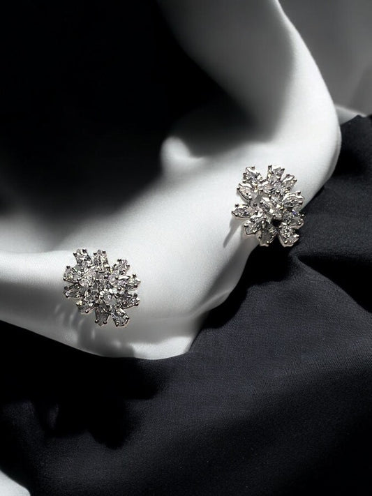 Silver Lavina Stud Earrings