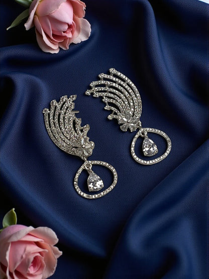 Silver Shikha Dangler Earrings