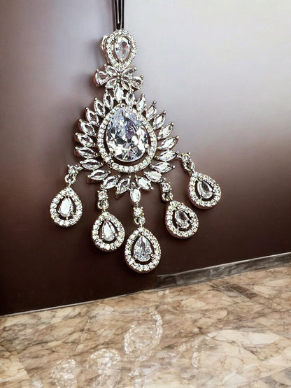 Silver Swara AD Dangler