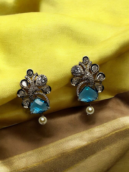 Turquoise Anvi Stud Earrings