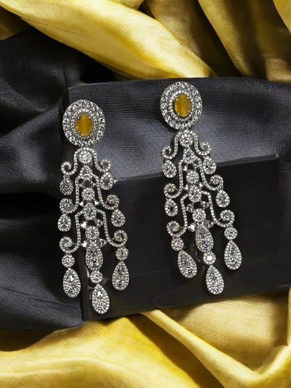 Yellow Silver Erisha Dangler