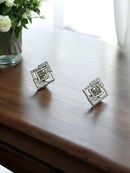 Lemon Silver Suhani Studs