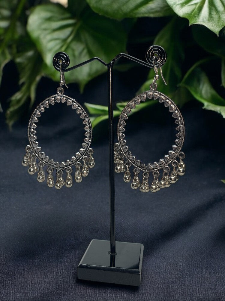 Oxidised Prerna Dangler Earrings